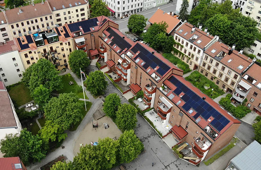 Solceller på borettslag og sameier